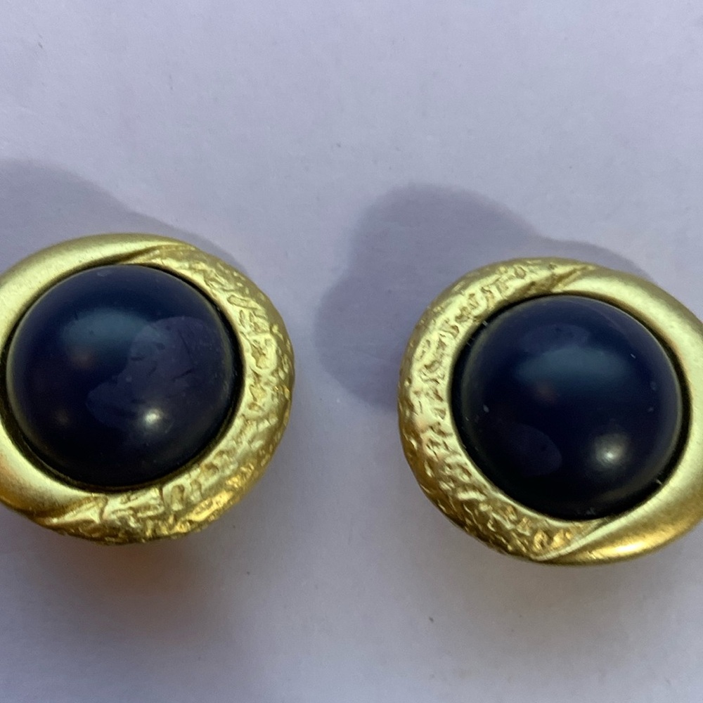 Vintage clip on style earrings